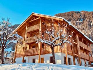 01. Catered chalet Demlhof Finkenberg Aanzicht Sunny